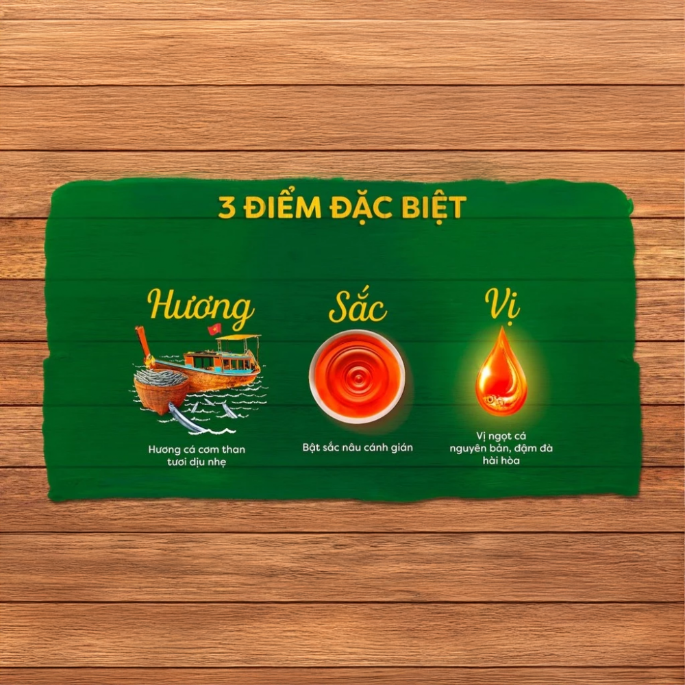 Combo 3 chai nước mắm nhĩ Bếp Xưa ủ 2 năm - Chai 500ml