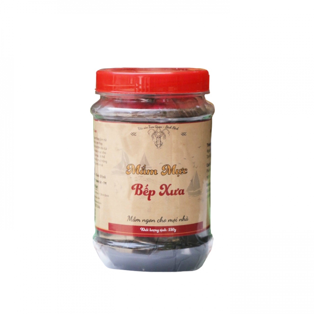 Mắm Mực Bếp Xưa - Hũ 550gram