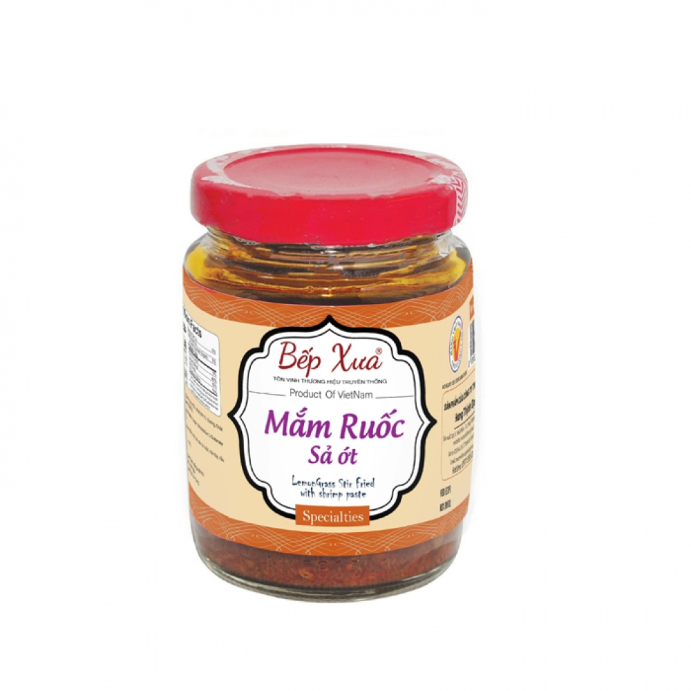 Mắm ruốc sả ớt Bếp Xưa - Hũ 250gram
