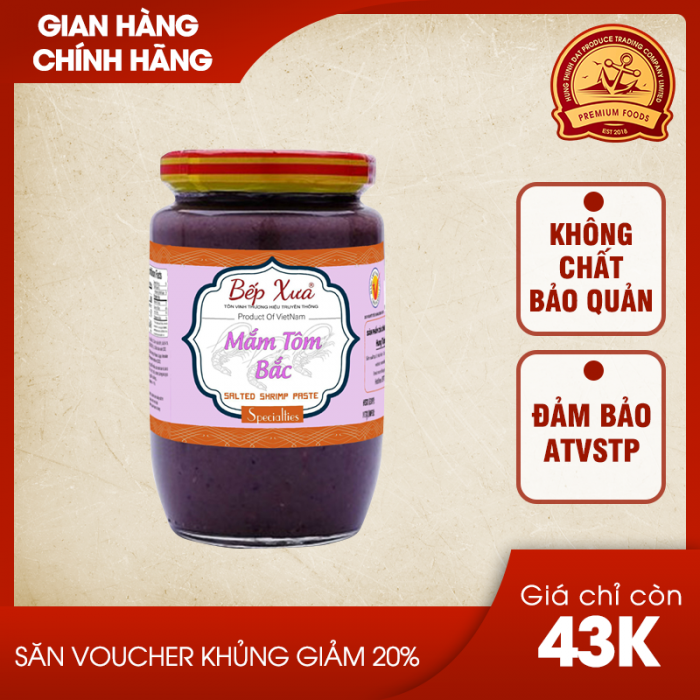 Mắm tôm Bắc Bếp Xưa - hũ 250gram